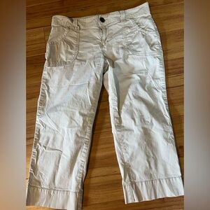 Calvin Klein Jeans Cream Ankle Cropped